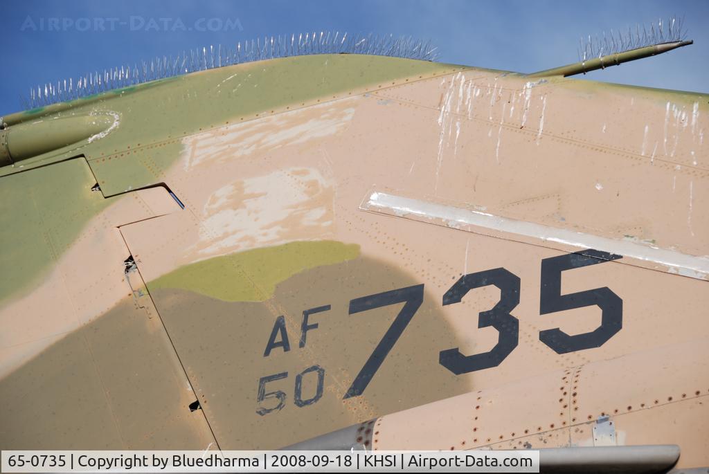 65-0735, 1965 McDonnell F-4D Phantom II C/N 1794, McDonnell Douglas F-4D Phantom II Aircraft Display in Hastings,NE