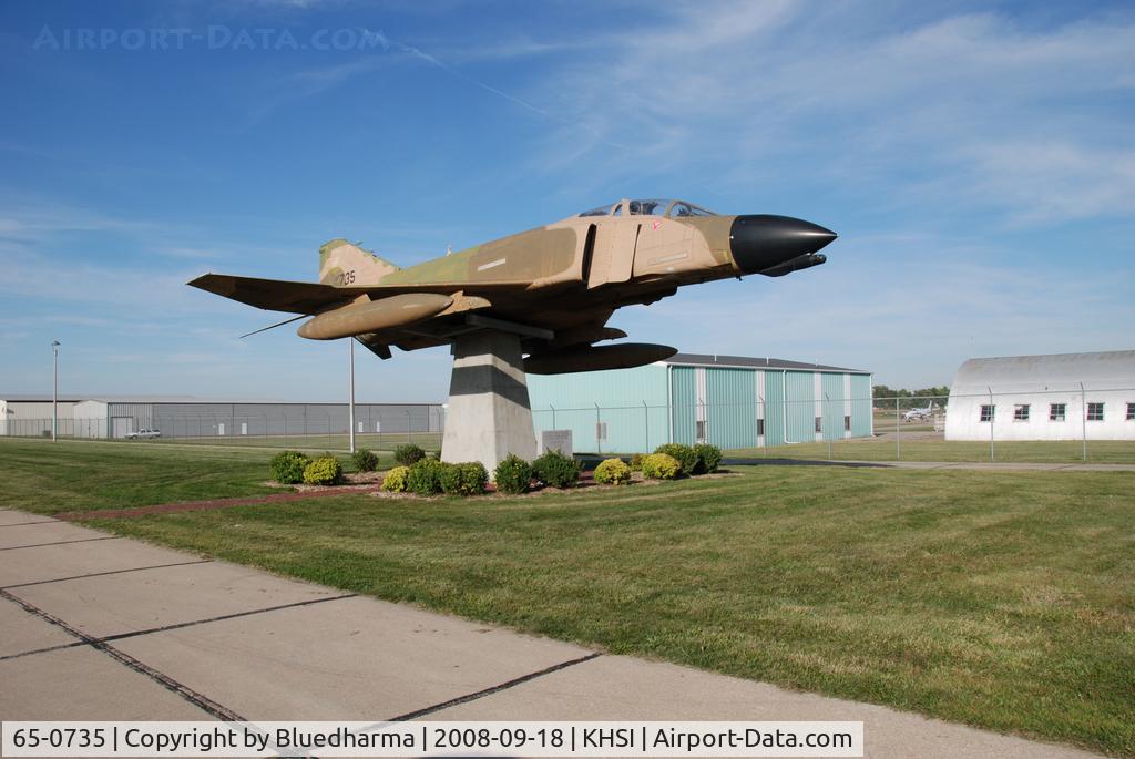 65-0735, 1965 McDonnell F-4D Phantom II C/N 1794, McDonnell Douglas F-4D Phantom II Aircraft Display in Hastings,NE