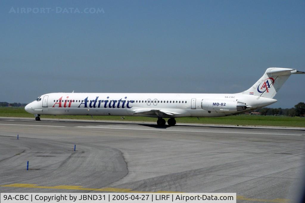 9A-CBC, 1982 McDonnell Douglas MD-82 (DC-9-82) C/N 49143, MD82