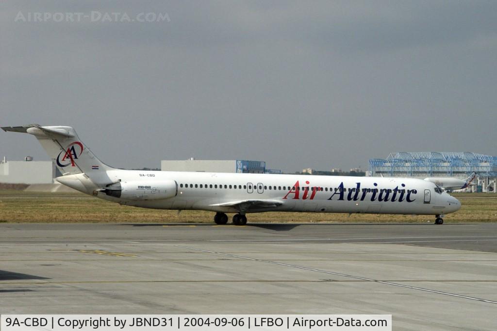9A-CBD, 1982 McDonnell Douglas MD-82 (DC-9-82) C/N 48095, DC9-82