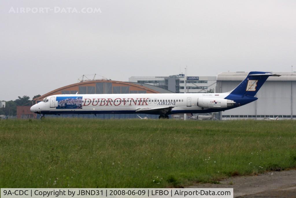 9A-CDC, 1982 McDonnell Douglas MD-82 (DC-9-82) C/N 49112, DC9-82