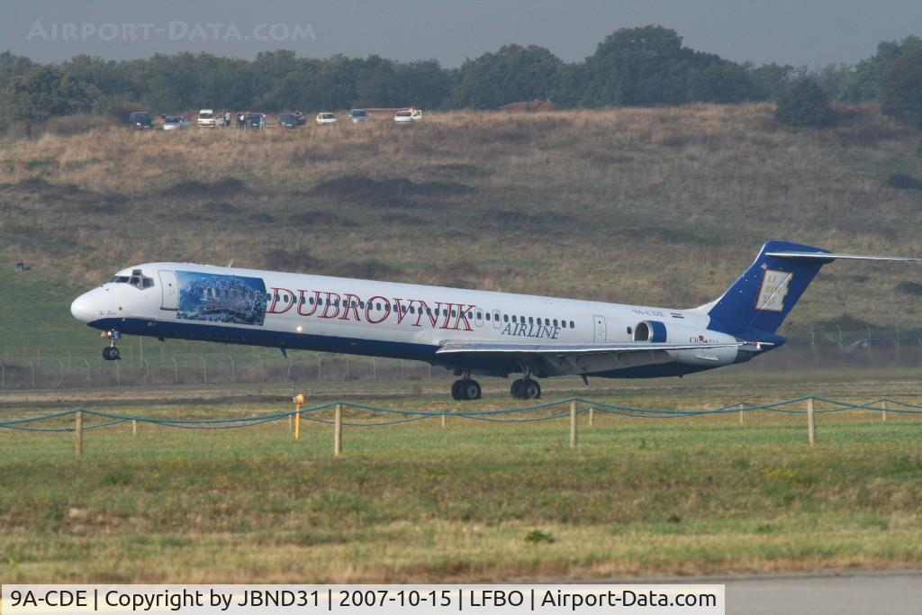 9A-CDE, 1981 McDonnell Douglas MD-82 (DC-9-82) C/N 48066, DC9-82