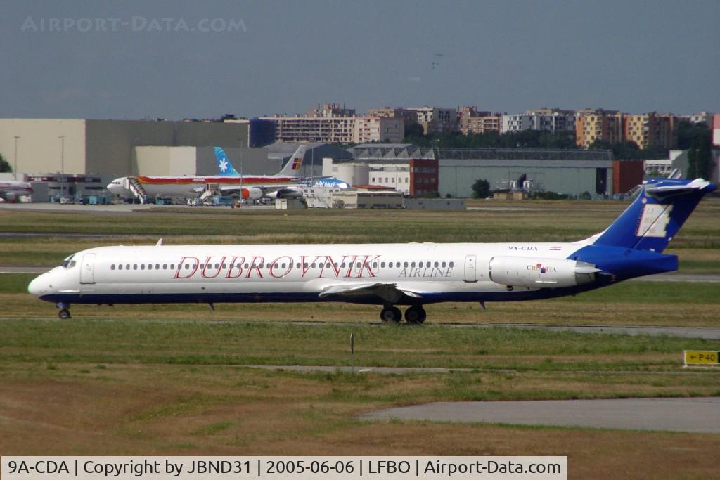 9A-CDA, 1987 McDonnell Douglas MD-83 (DC-9-83) C/N 49602, DC9-83