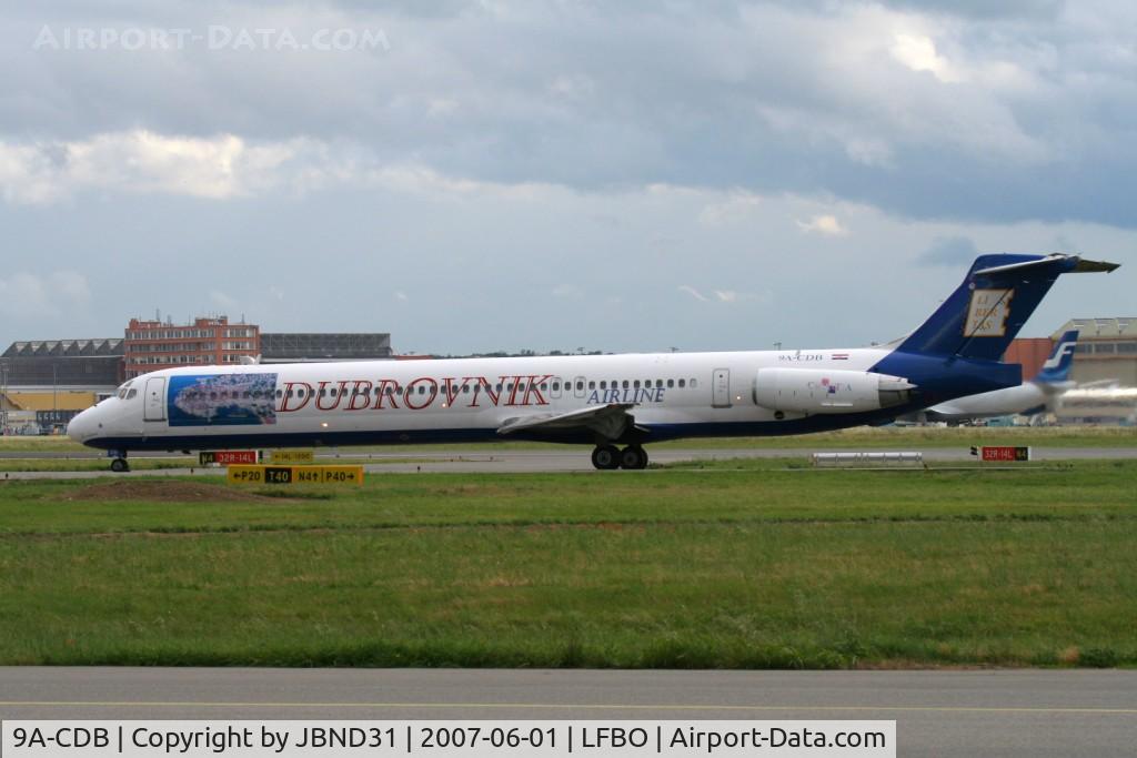 9A-CDB, 1991 McDonnell Douglas MD-83 (DC-9-83) C/N 49986, DC9-83