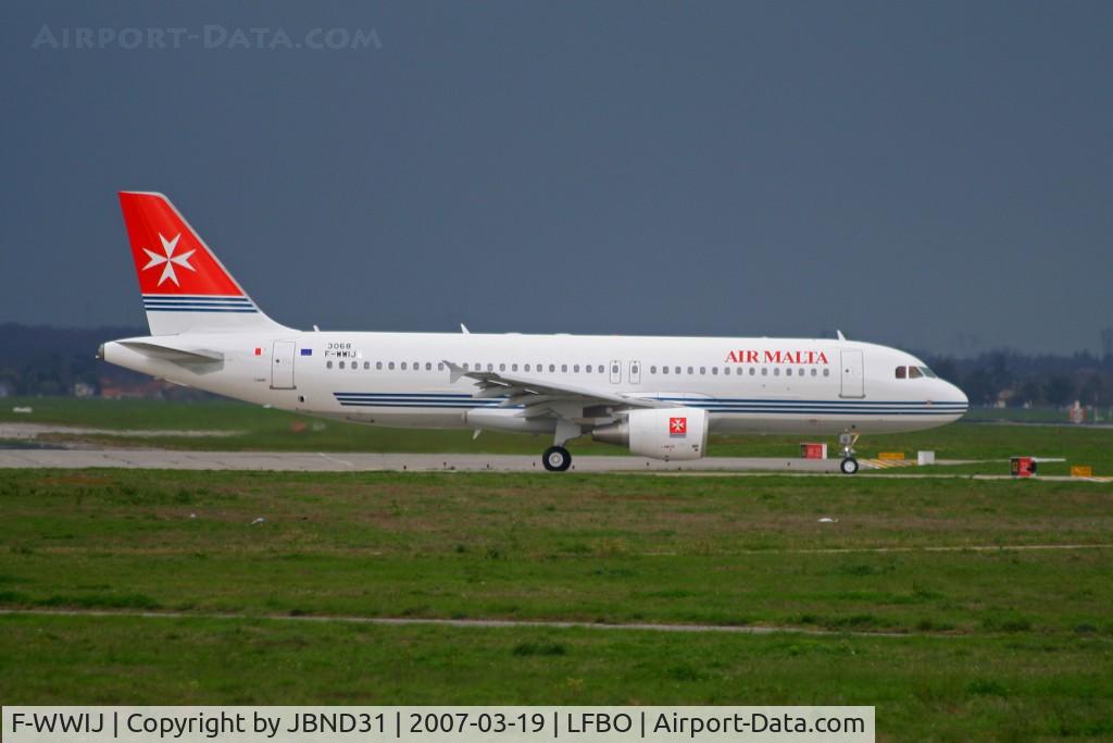 F-WWIJ, 2007 Airbus A320-214 C/N 3068, A320-214 N° 3068