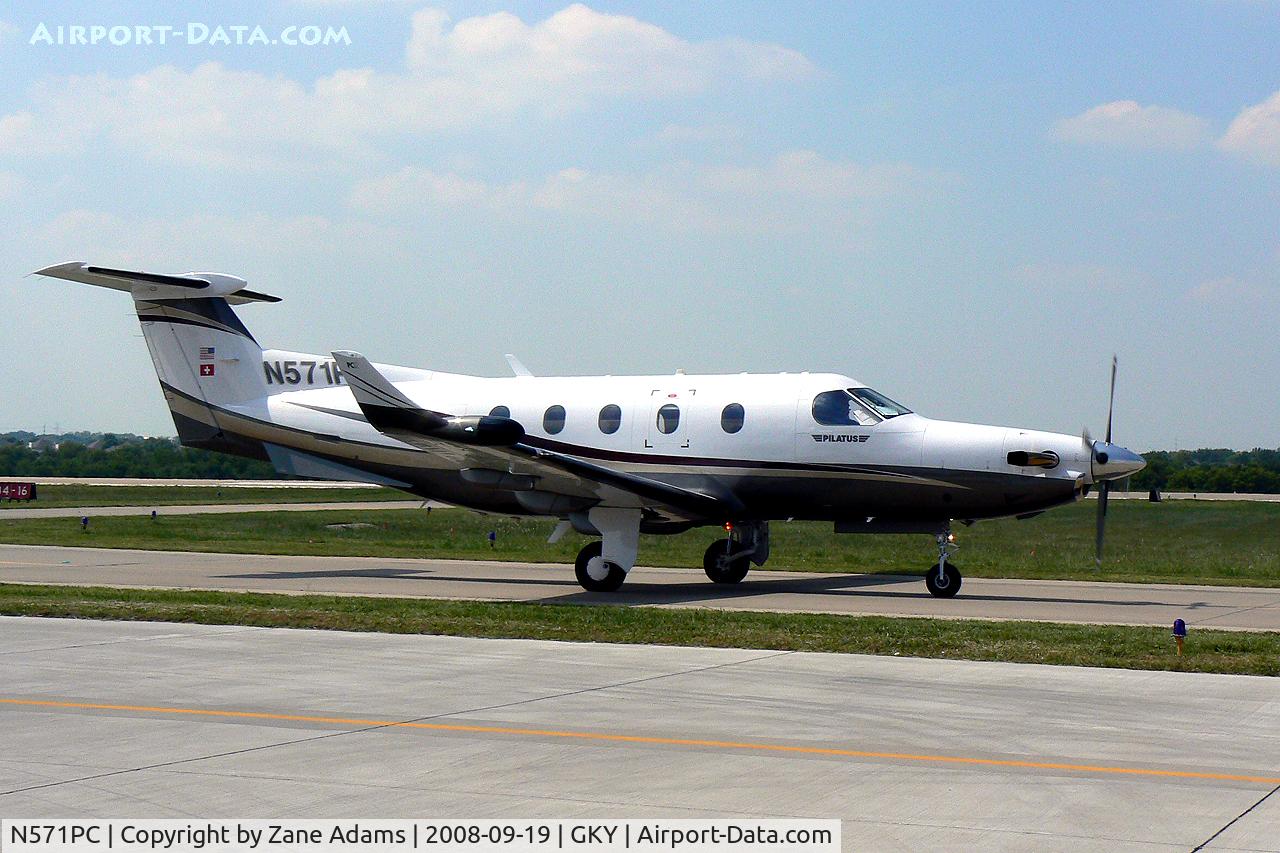 N571PC, 2004 Pilatus PC-12/45 C/N 571, At Arlington Municipal