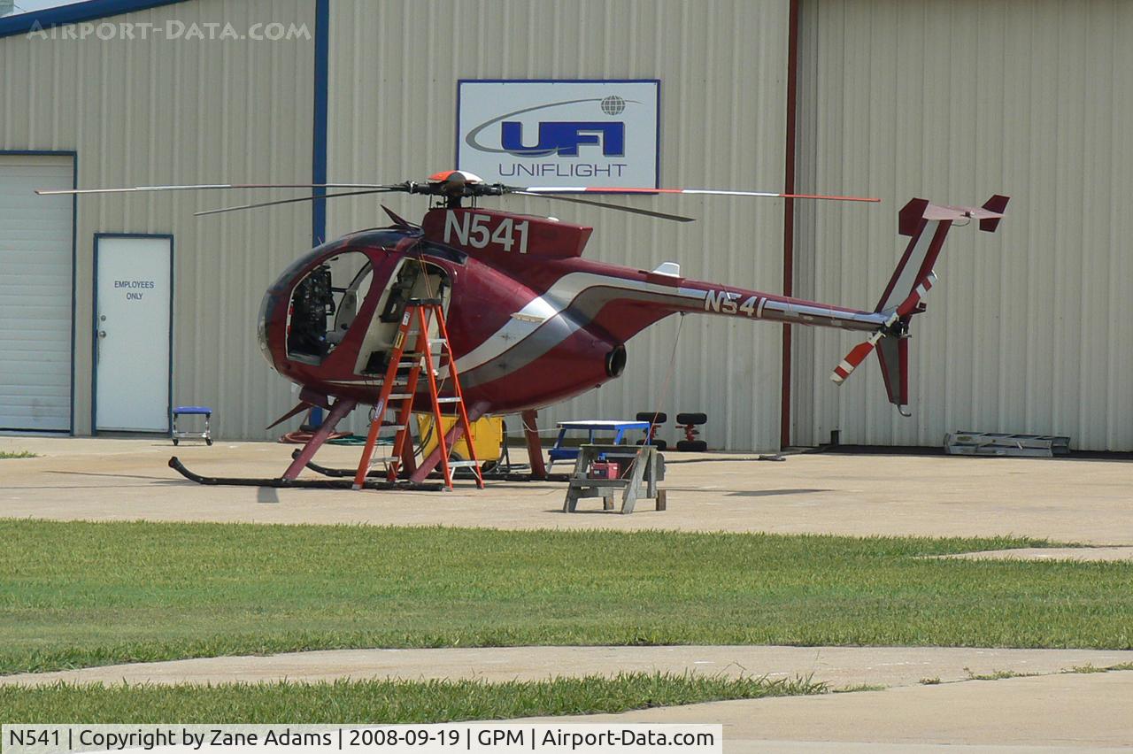 N541, 1981 Hughes 369D C/N 711023D, At Grand Prairie Municipal