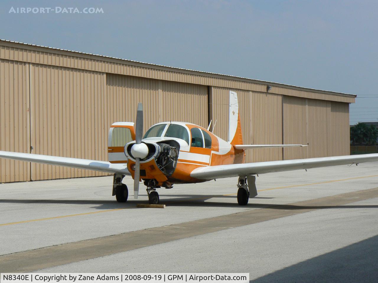 N8340E, 1960 Mooney M20A C/N 1624, At Grand Prairie Municipal