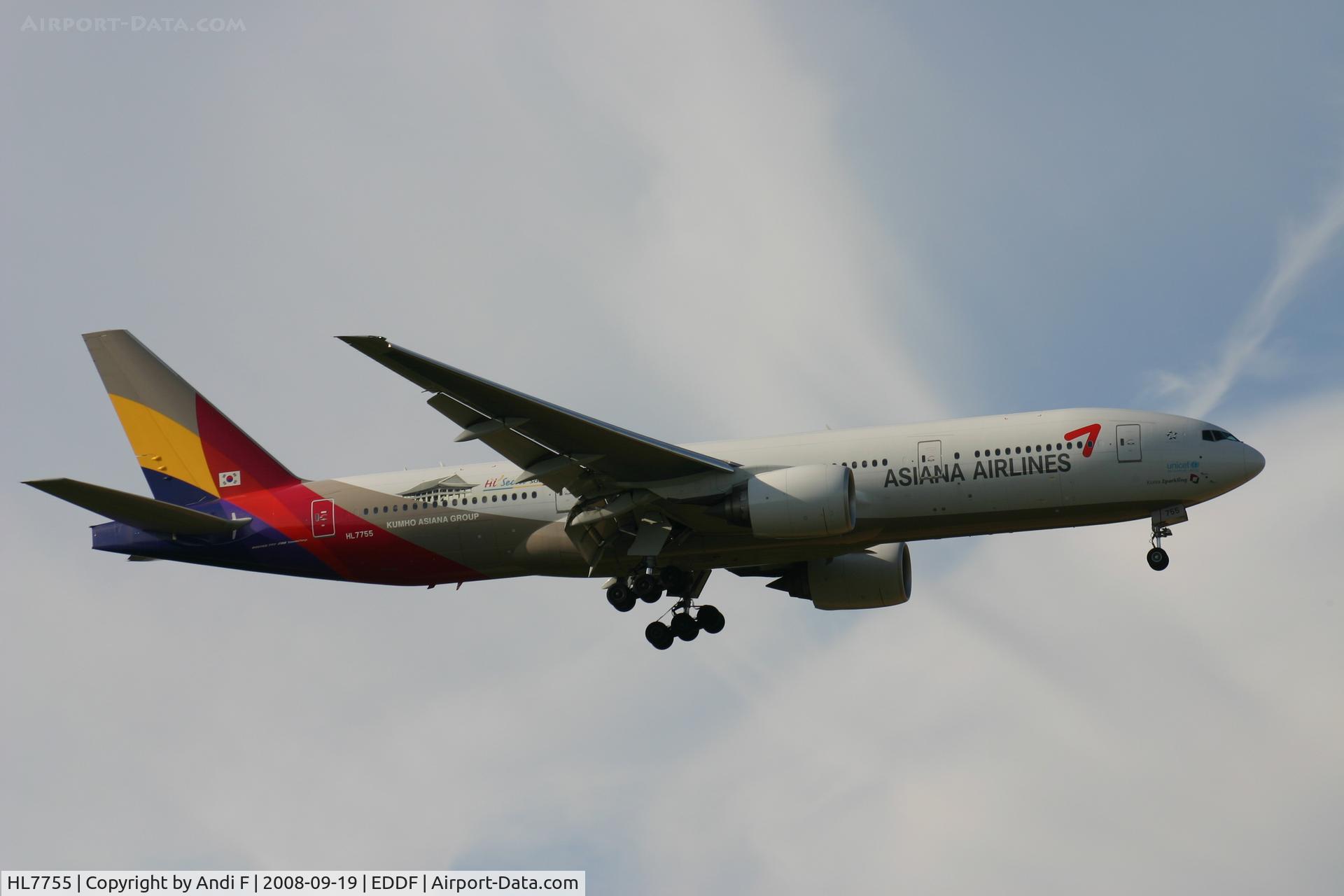 HL7755, 2007 Boeing 777-28E/ER C/N 30861, 777-200