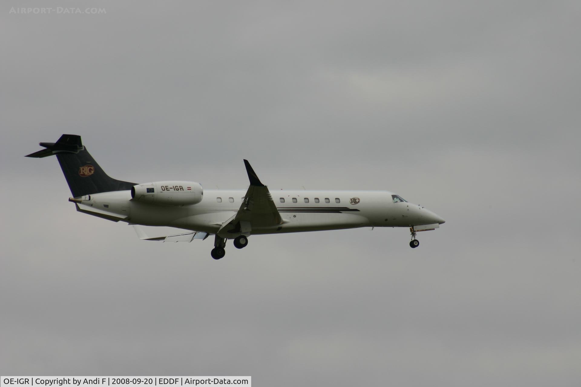 OE-IGR, 2006 Embraer EMB-135BJ Legacy C/N 14500967, ERJ-135 Legacy 600