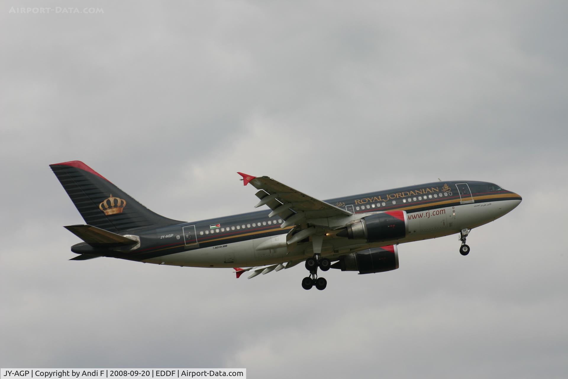 JY-AGP, 1986 Airbus A310-304 C/N 416, -