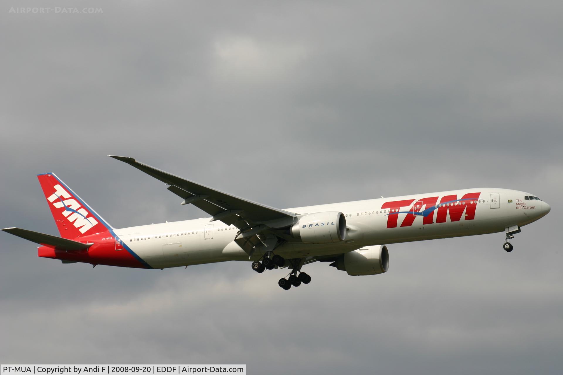 PT-MUA, 2008 Boeing 777-32W/ER C/N 37664, 777-300
