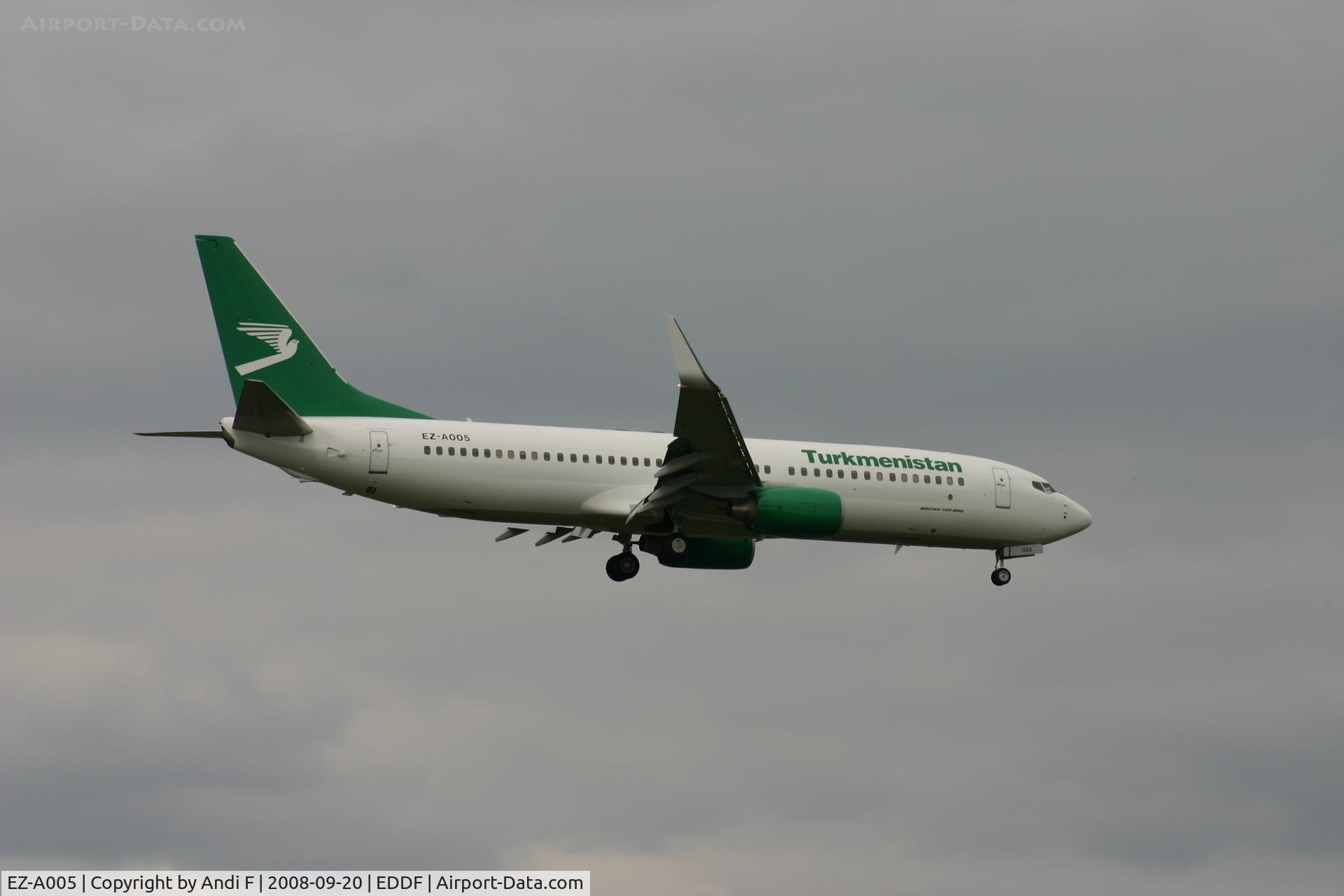 EZ-A005, 2007 Boeing 737-82K C/N 36089, 737-800