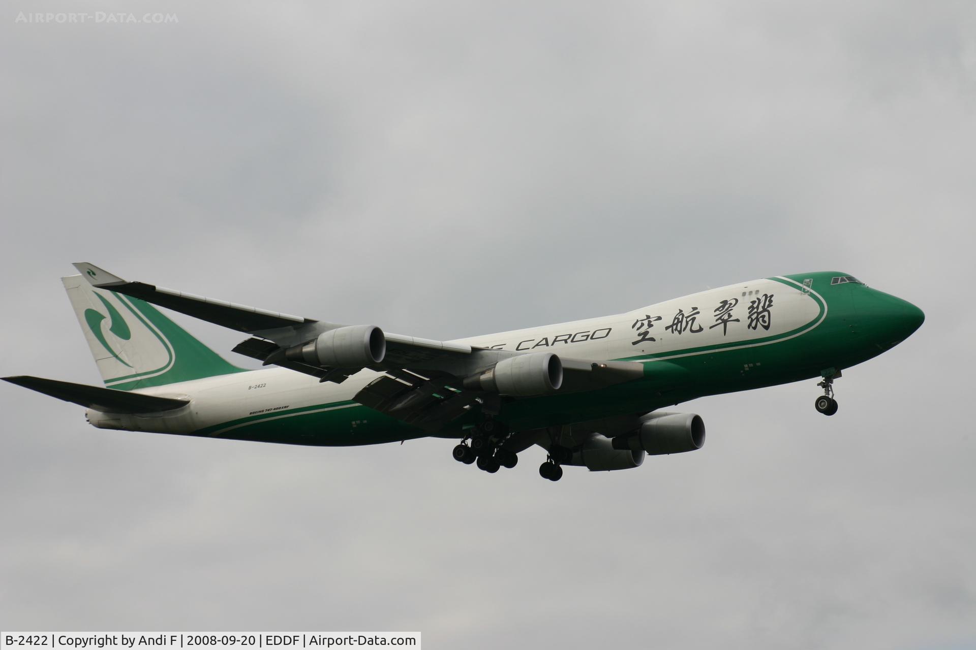 B-2422, 2007 Boeing 747-4EVF/ER/SCD C/N 35173, -