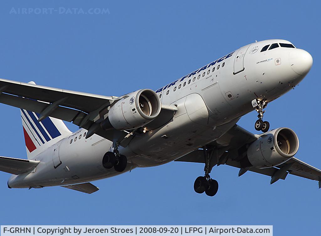 F-GRHN, 2000 Airbus A319-111 C/N 1267, .