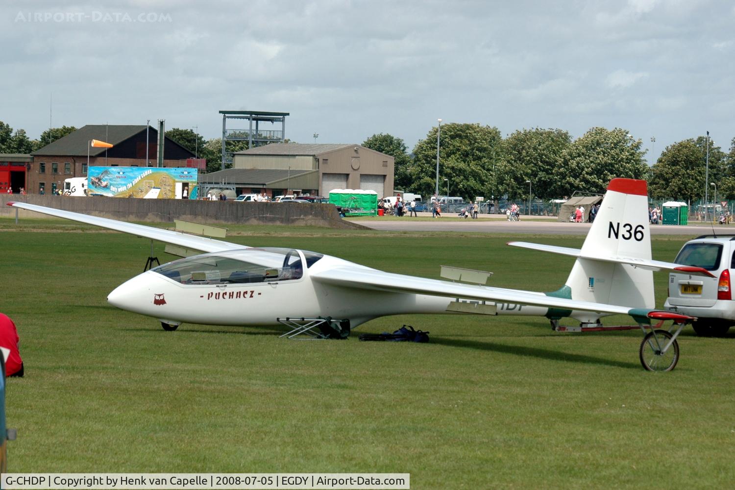 G-CHDP, 1992 PZL-Bielsko SZD-50-3 Puchacz C/N B-2050, Local Polish-made glider at RNAS Yeovilton Air Day 2008