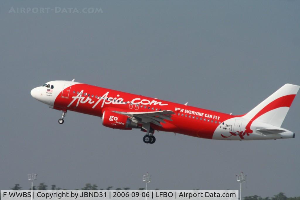 F-WWBS, 2006 Airbus A320-214 C/N 2885, A320-216 N° 2885