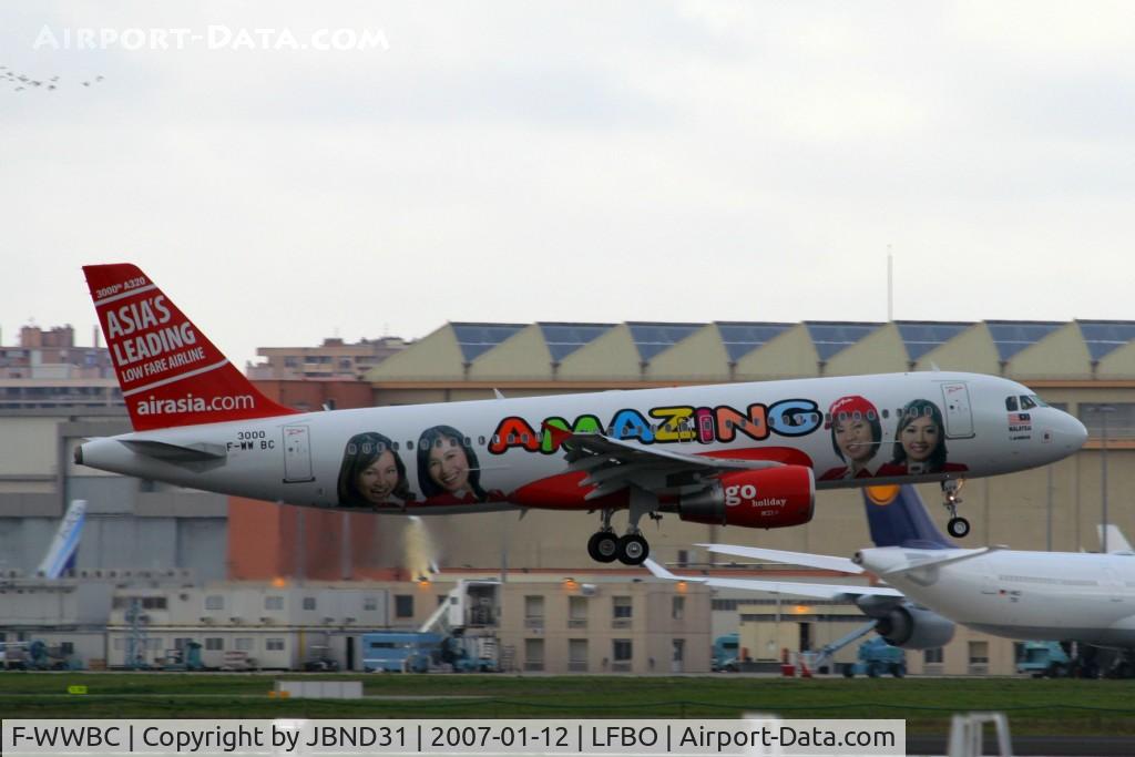 F-WWBC, 2007 Airbus A320-214 C/N 3000, A320-216 N° 3000