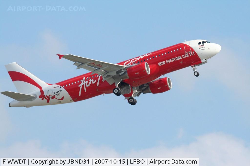 F-WWDT, 2007 Airbus A320-216 C/N 3291, A320-216 N° 3291