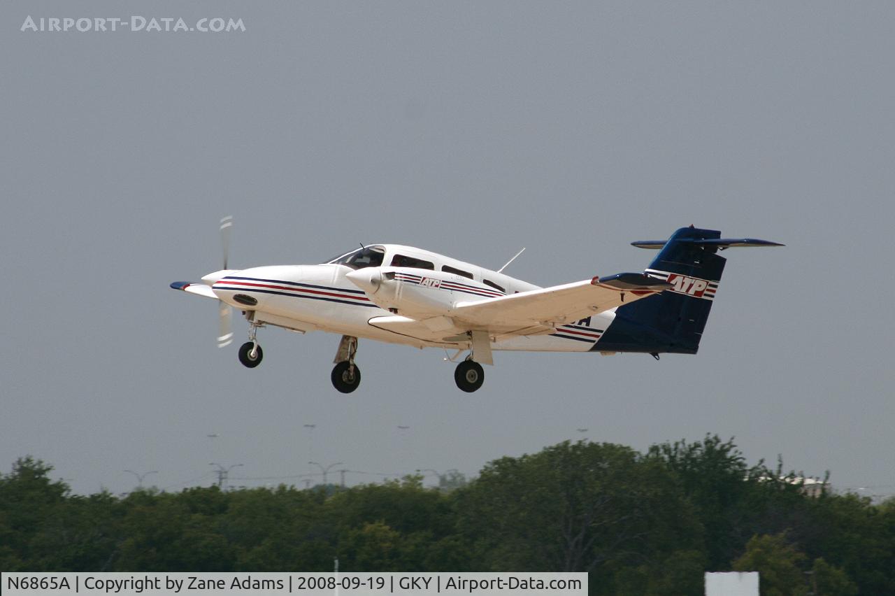 N6865A, 2008 Piper PA-44-180 Seminole C/N 4496256, ATP at Arlington Municipal