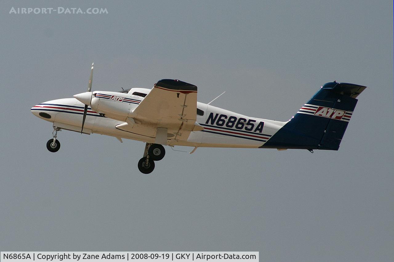 N6865A, 2008 Piper PA-44-180 Seminole C/N 4496256, ATP at Arlington Municipal