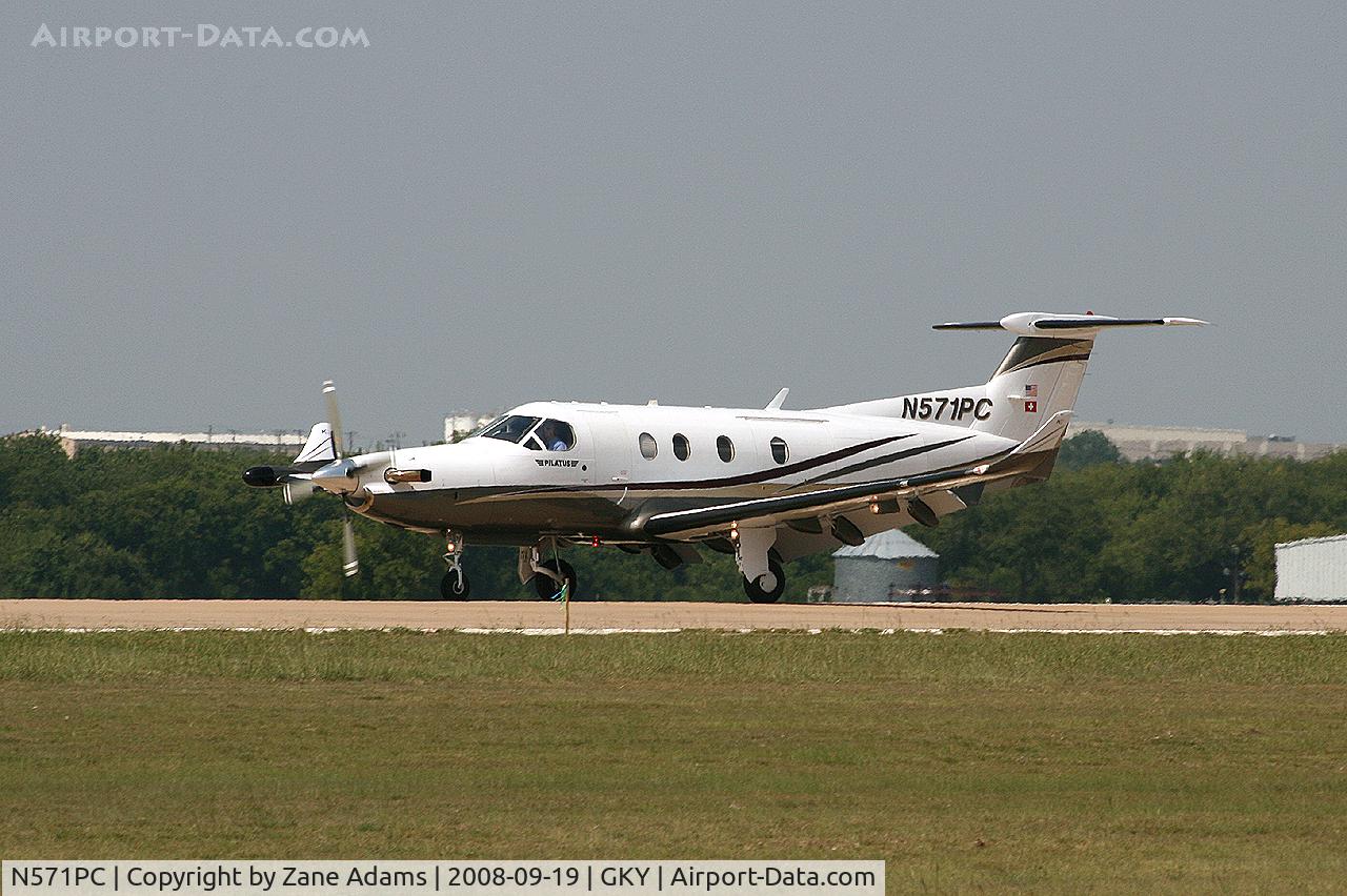 N571PC, 2004 Pilatus PC-12/45 C/N 571, At Arlington Municipal