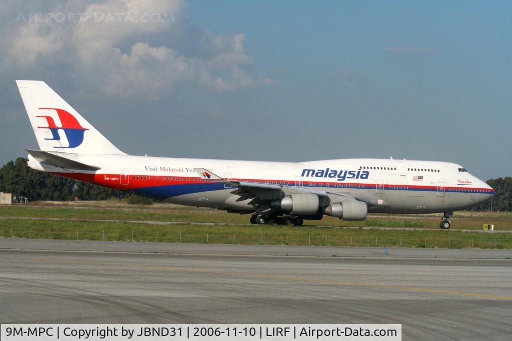 9M-MPC, 1993 Boeing 747-4H6 C/N 25700, Boeing 747-4H6
