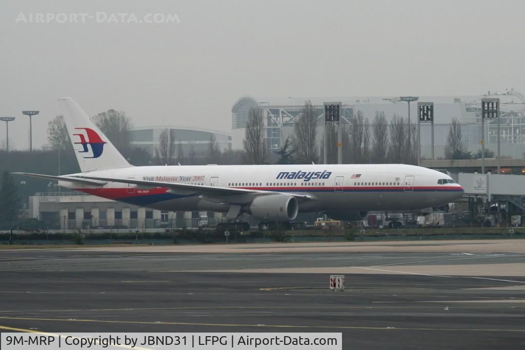 9M-MRP, 2002 Boeing 777-2H6/ER C/N 28421, Boeing 777-2H6 (ER)