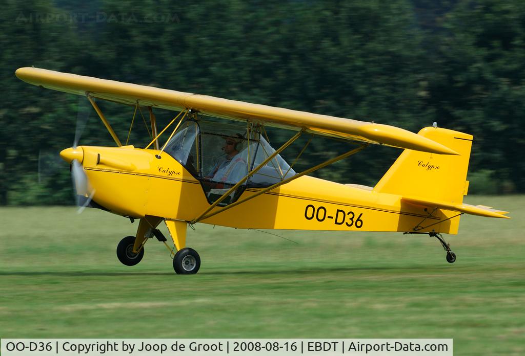 OO-D36, Ultracraft Calypso 1A C/N 006, Visitor to the Old Timer Fly In. I wonder why there were so many ultra lights at the event.