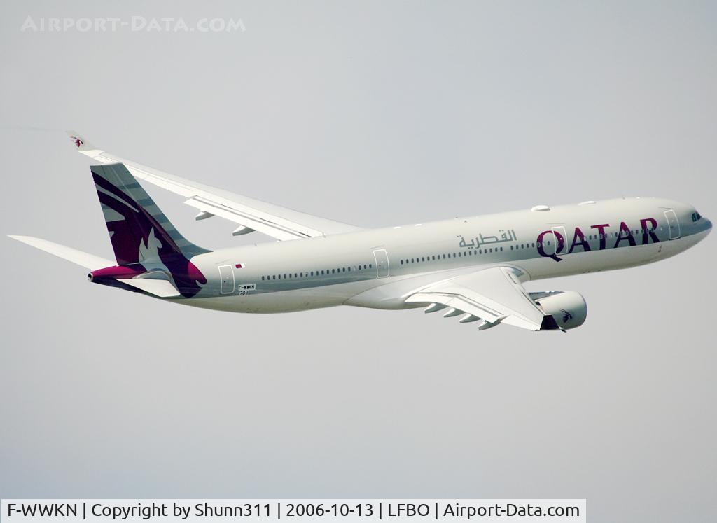 F-WWKN, 2006 Airbus A330-302 C/N 789, C/n 789 - To be A7-AEH