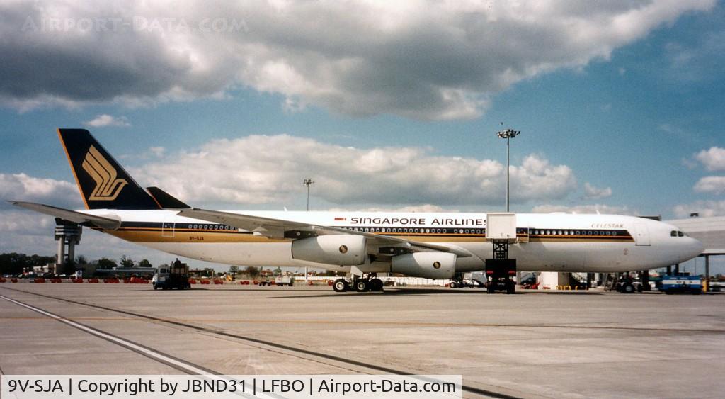 9V-SJA, 1996 Airbus A340-313X C/N 123, A340-313X