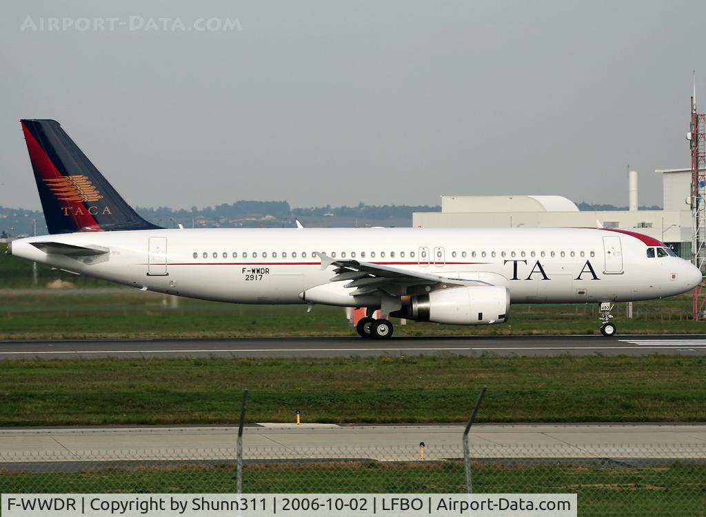 F-WWDR, 2006 Airbus A320-233 C/N 2917, C/n 2917 - To be N493TA