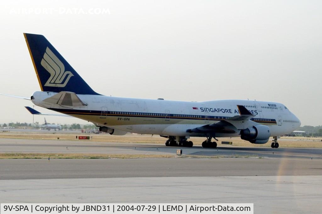9V-SPA, Boeing 747-412 C/N 26550, Boeing 747-412