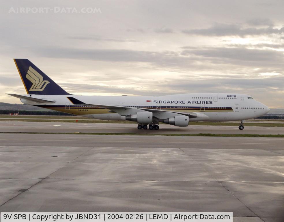 9V-SPB, 1994 Boeing 747-412 C/N 26551, Boeing 747-412