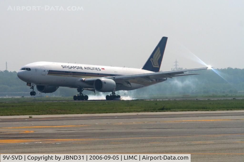 9V-SVD, 2001 Boeing 777-212/ER C/N 30869, Boeing 777-212 (ER)