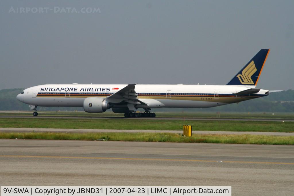 9V-SWA, 2006 Boeing 777-312/ER C/N 34568, Boeing 777-312(ER)