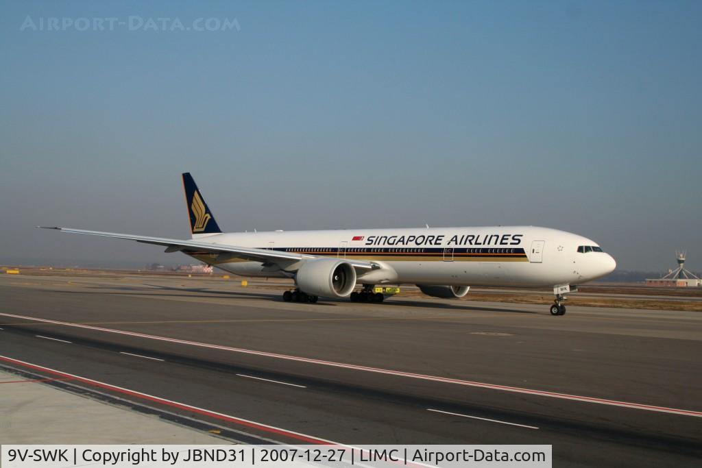9V-SWK, 2007 Boeing 777-312/ER C/N 34576, Boeing 777-312(ER)