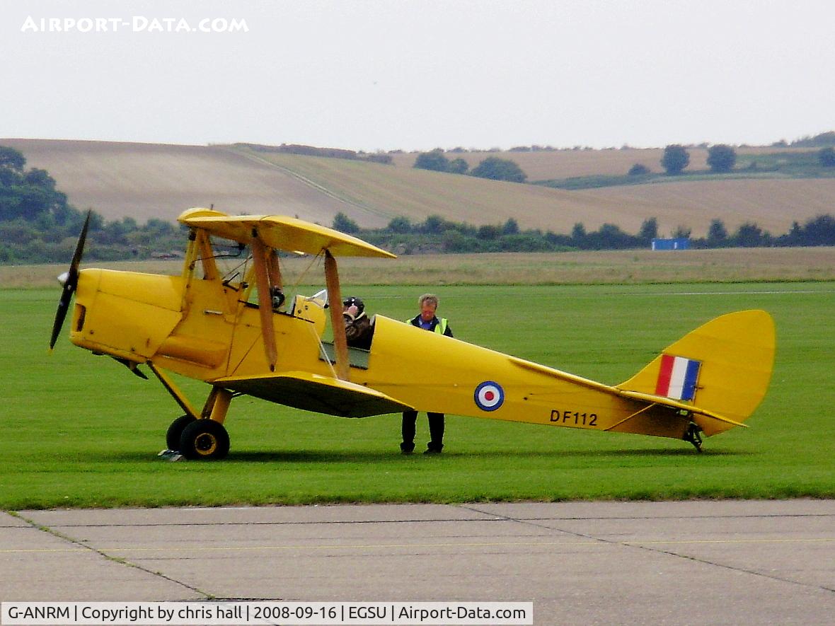 G-ANRM, 1942 De Havilland DH-82A Tiger Moth II C/N 85861, carring the reg no. DF112