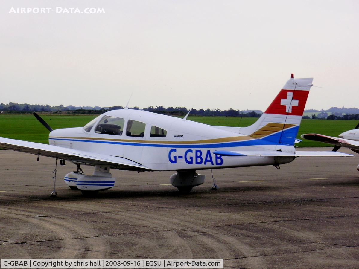 G-GBAB, 1978 Piper PA-28-161 Warrior II C/N 28-7816495, Previous ID: HB-PAB