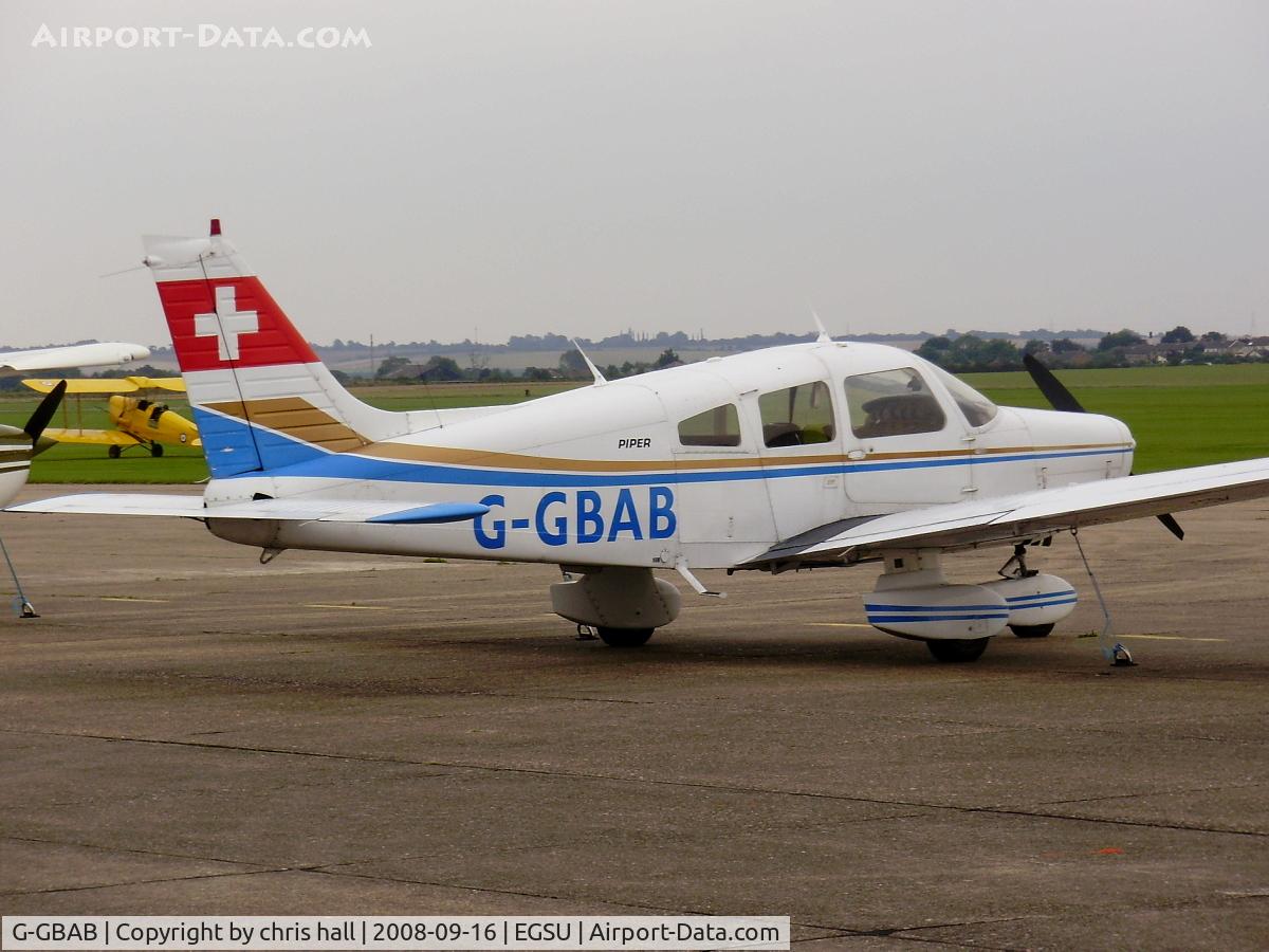 G-GBAB, 1978 Piper PA-28-161 Warrior II C/N 28-7816495, Previous ID: HB-PAB