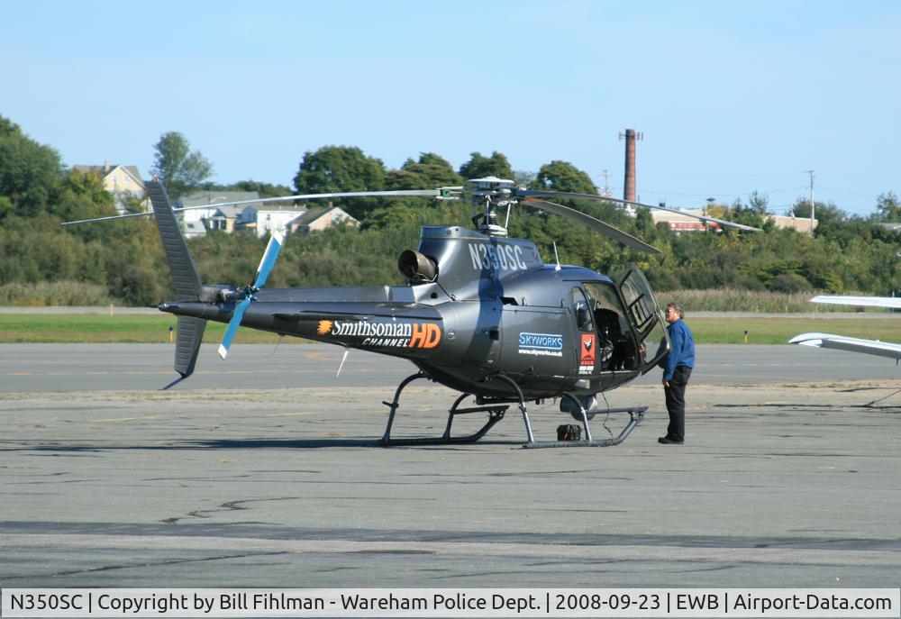 N350SC, 1997 Eurocopter AS-350B-2 Ecureuil Ecureuil C/N 1408, Warbirds at New Bedford Mass Airport 9-23-08