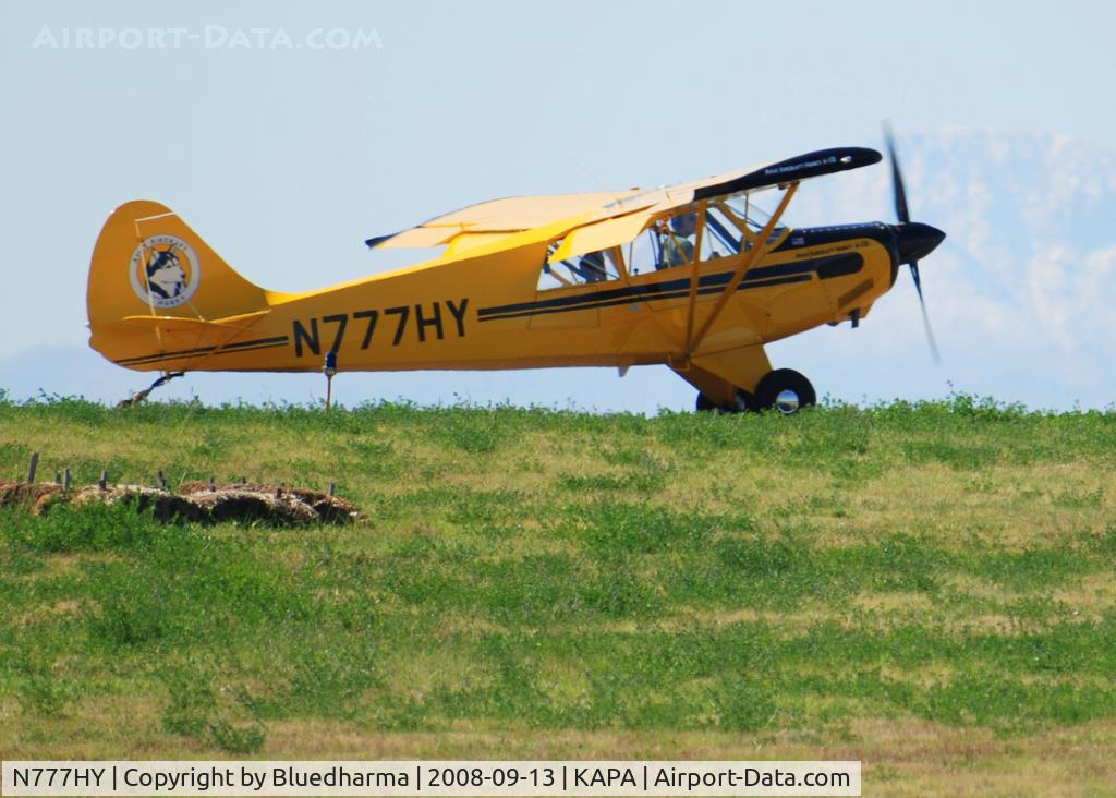 N777HY, 2007 Aviat A-1B Husky C/N 2387, Huskie on position and hold for 17L.