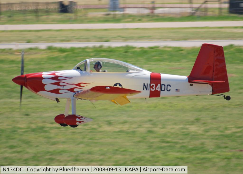 N134DC, 2003 Vans RV-8 C/N 8-1116, Landing on 35L.