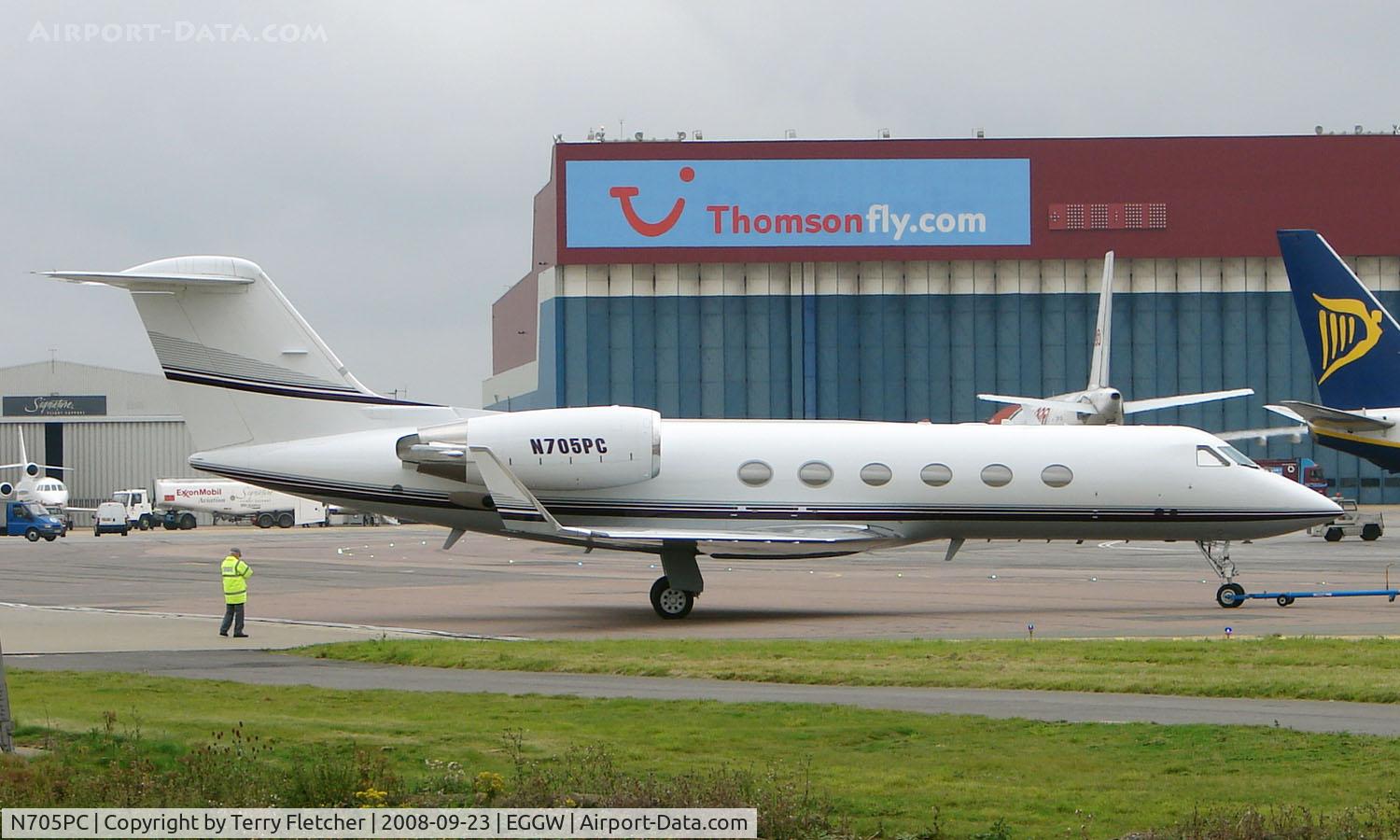 N705PC, 1994 Gulfstream Aerospace G-IV C/N 1240, Gulf IV at Luton