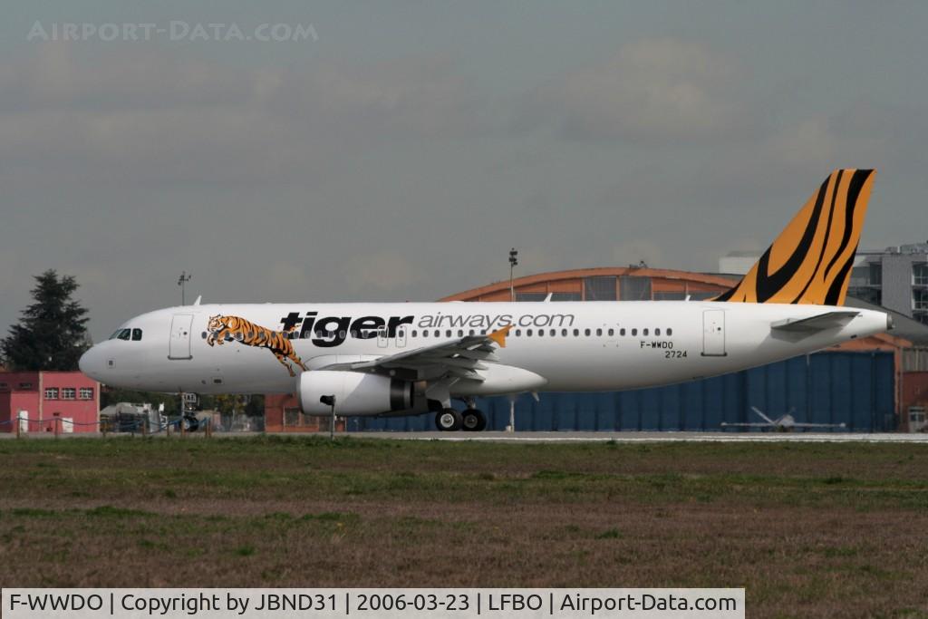 F-WWDO, 2006 Airbus A320-232 C/N 2724, A320-232 N° 2724