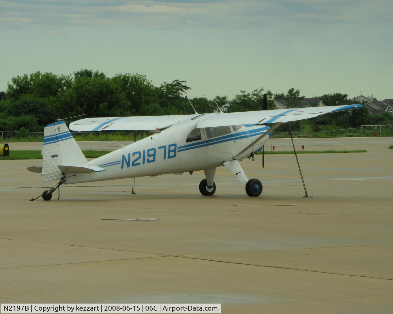N2197B, 1949 Luscombe 8A C/N 6624, 2008 fathers day breakfast at Schaumburg IL