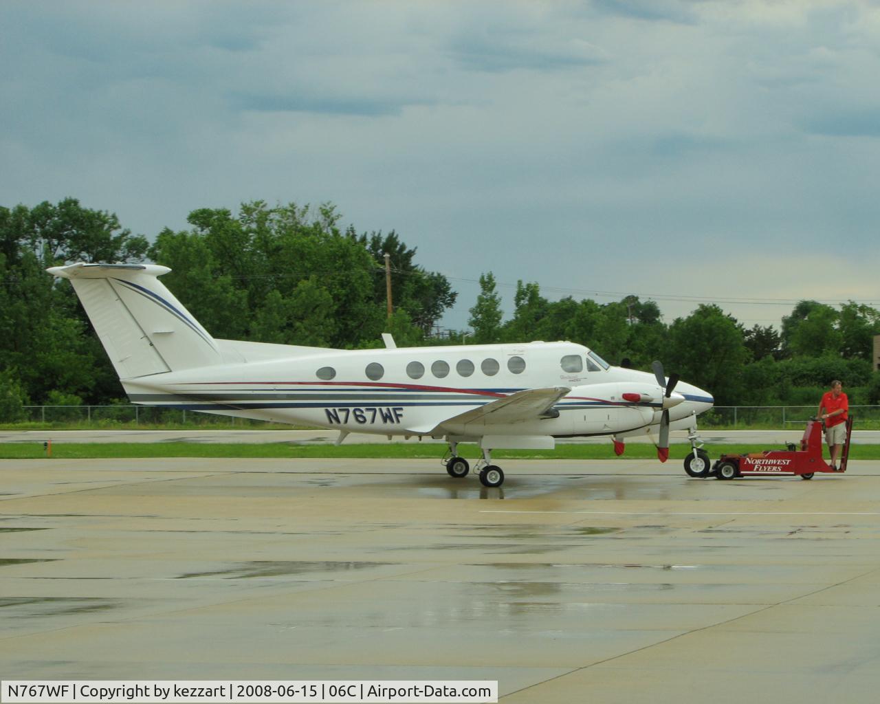 N767WF, 1977 Beech 200 C/N BB-314, 2008 fathers day breakfast at Schaumburg IL