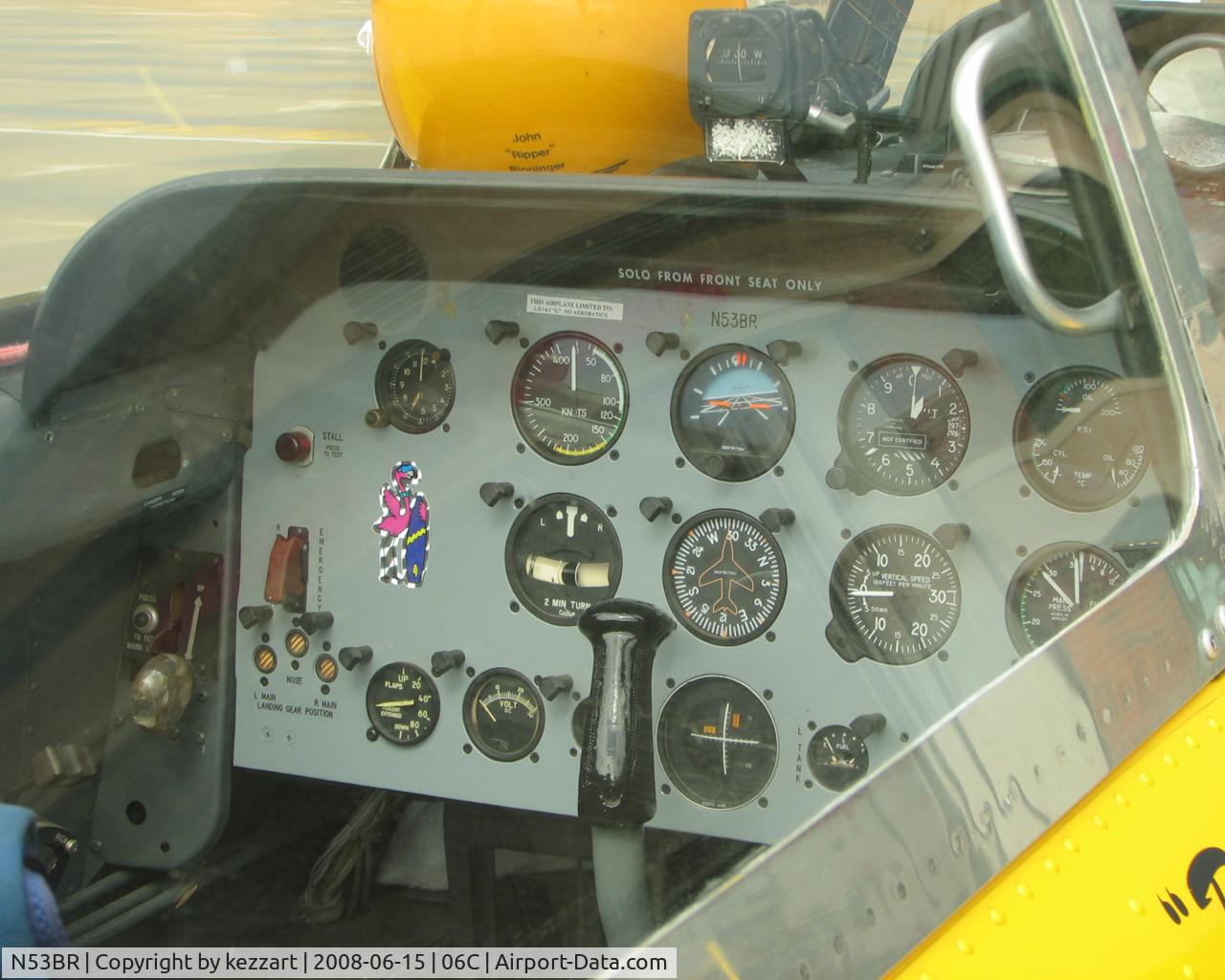 N53BR, 1953 Beech T-34A Mentor Mentor C/N G-152, back seat panel