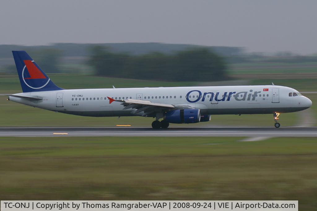 TC-ONJ, 1993 Airbus A321-131 C/N 385, Onur Air Airbus A321
