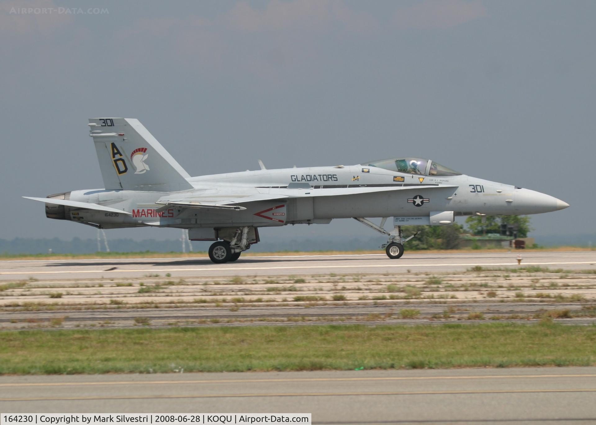 164230, 1991 McDonnell Douglas F/A-18C Hornet C/N 0993/C217, Quonset Point, RI 2008